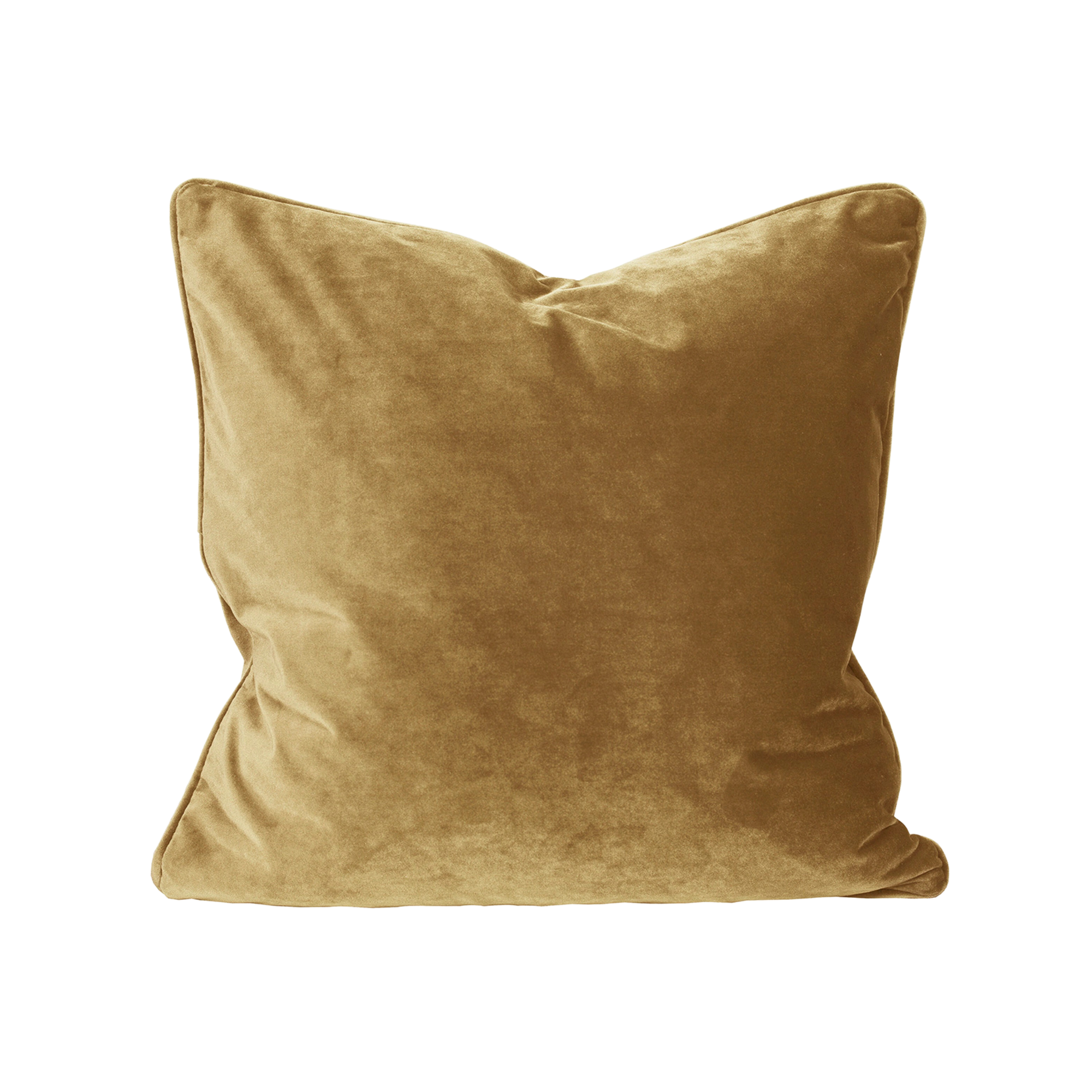 Elise Kuddfodral Sammet Ljusbrun 45X45