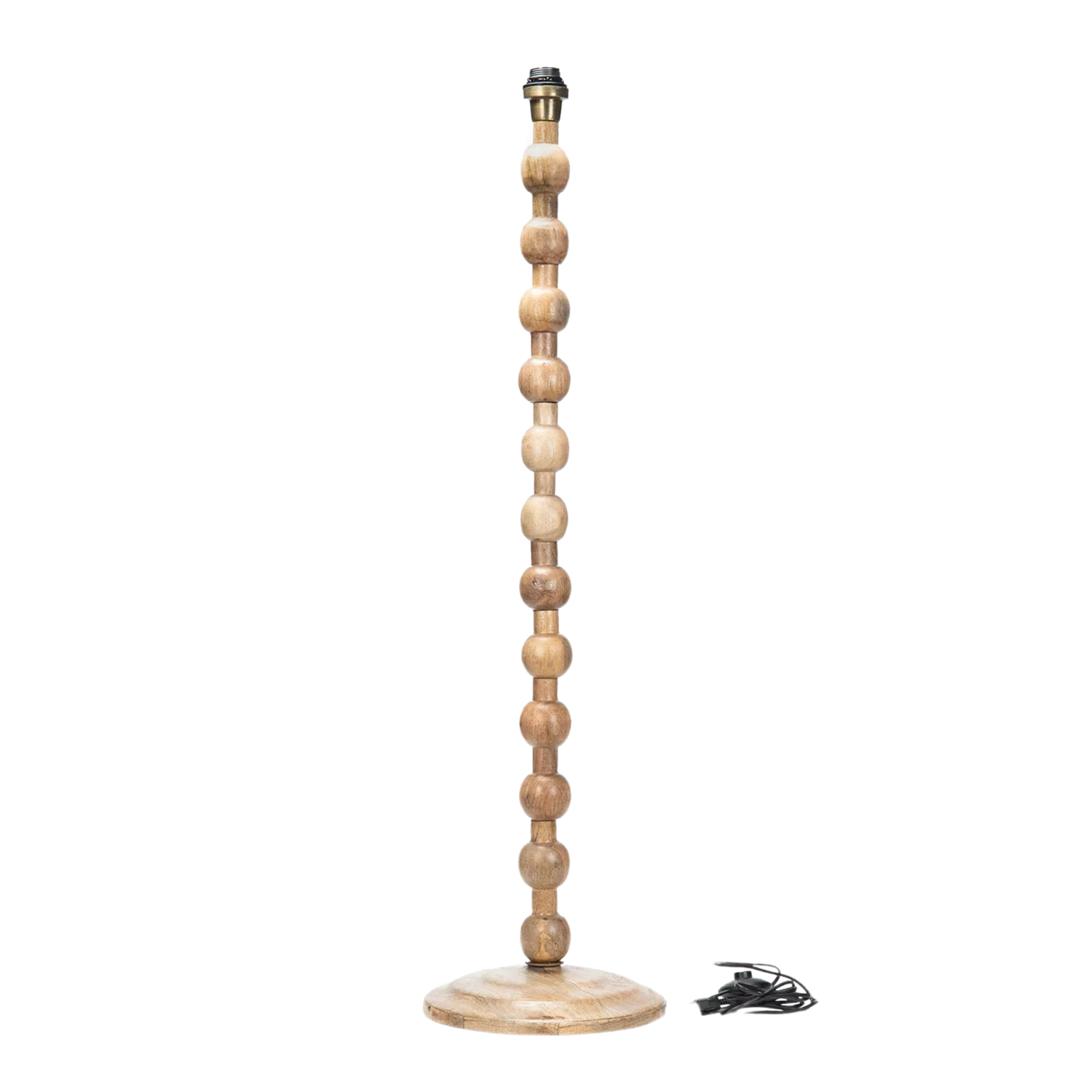 Golvlampa Träklot Ljusbrun - Spheres
