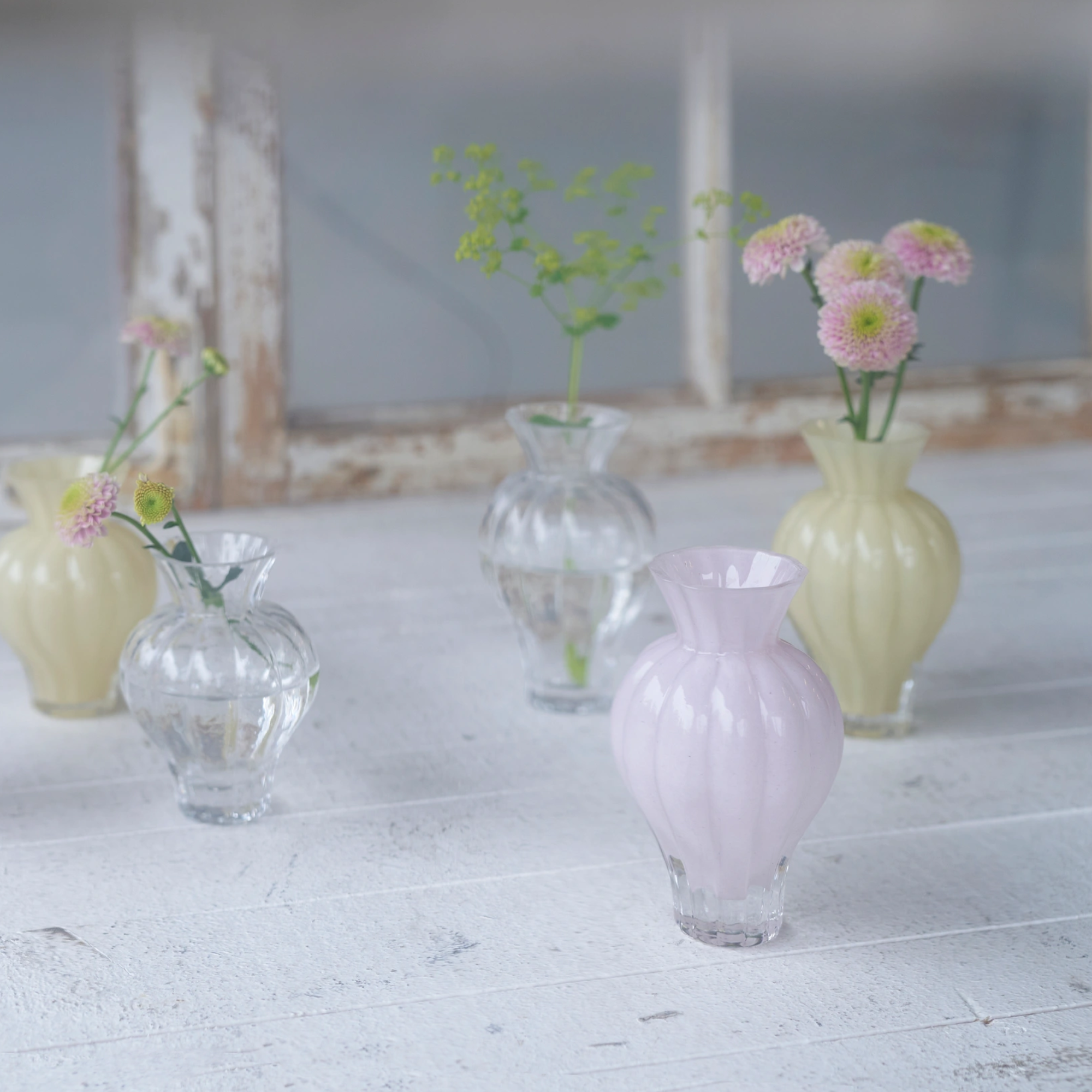 Glasvas Gul 2-pack - Bild 2
