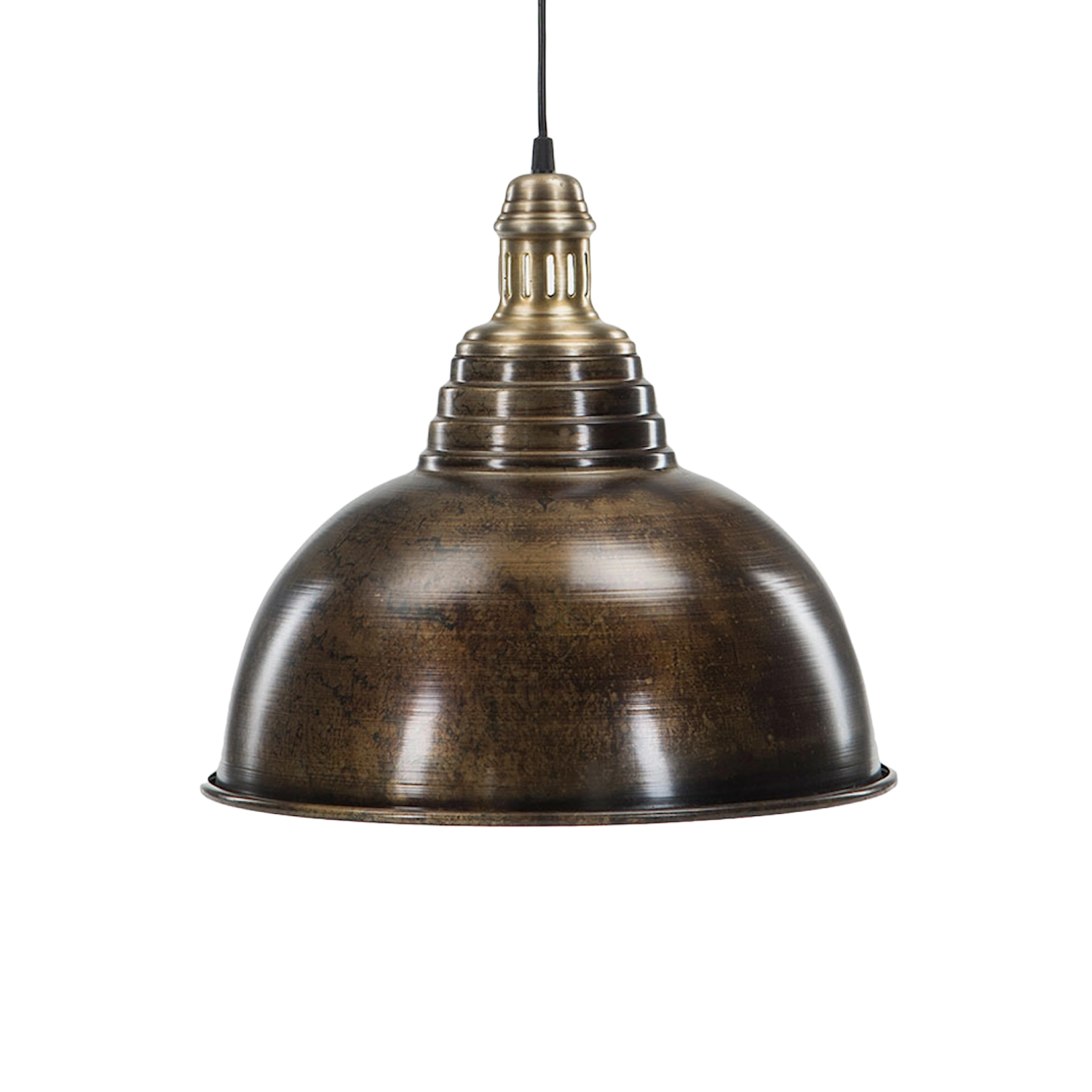 Industriell Taklampa i Brun Metall - Sienna