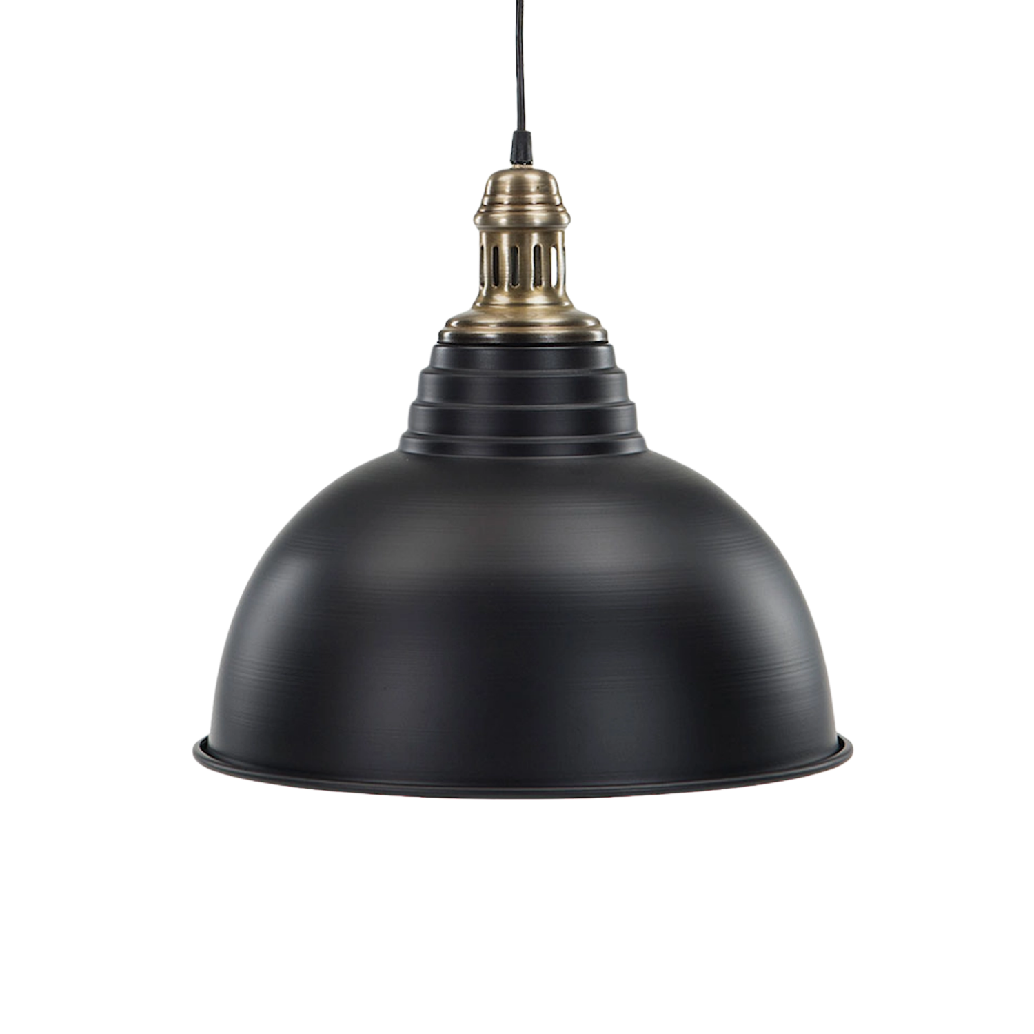 Industriell Taklampa i Svart Metall - Sienna