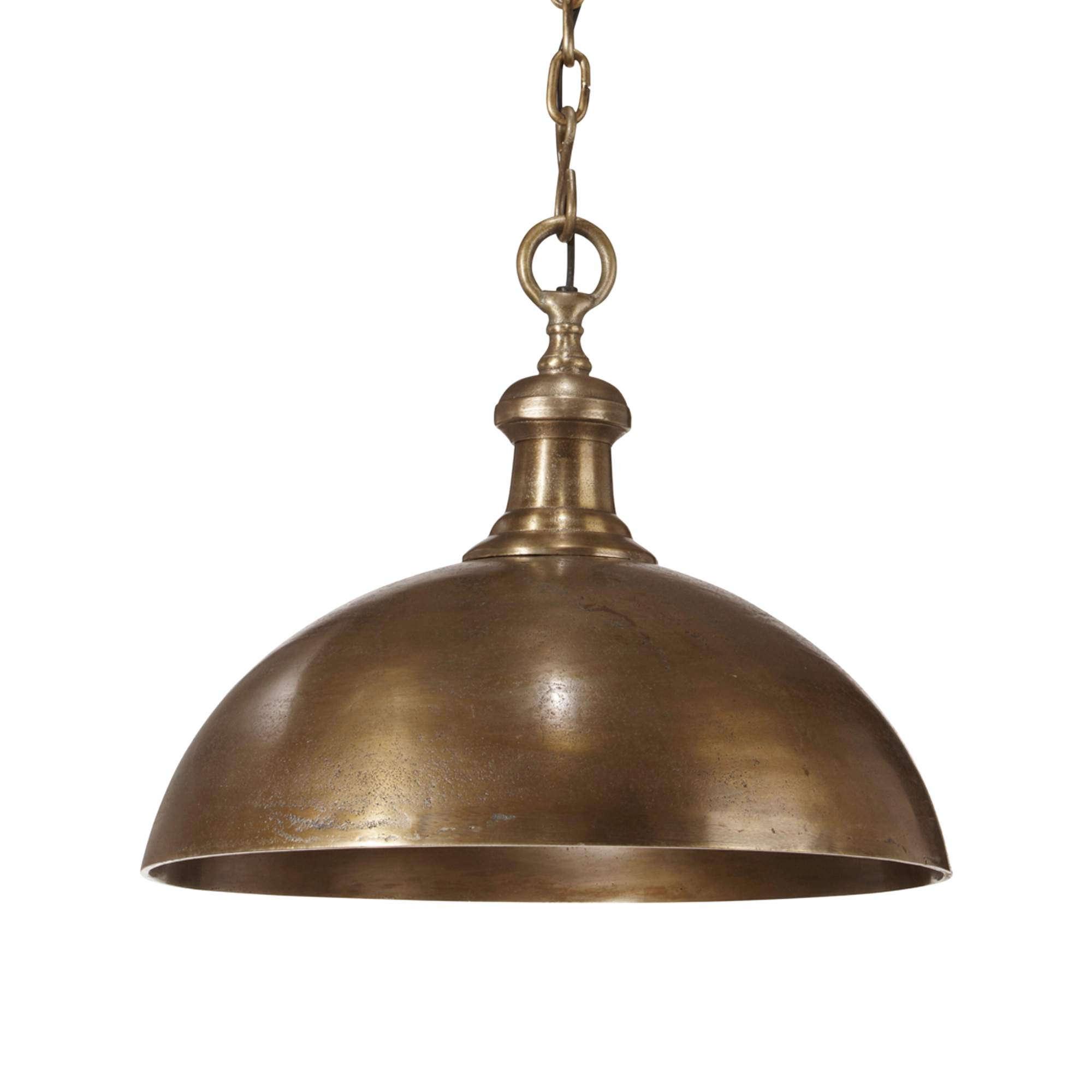 Taklampa Liverpool råmässing 50cm