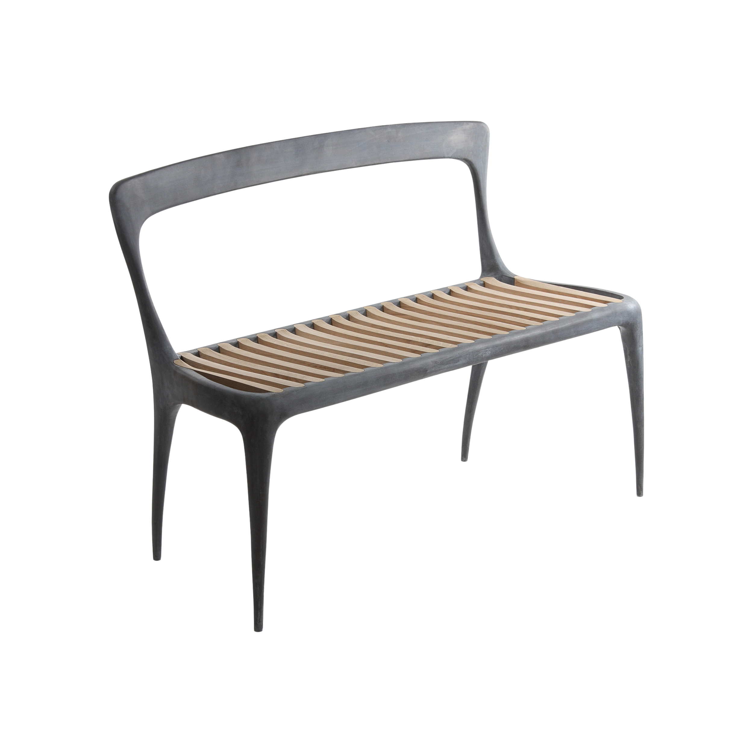 Reeves Bänk zink/teak