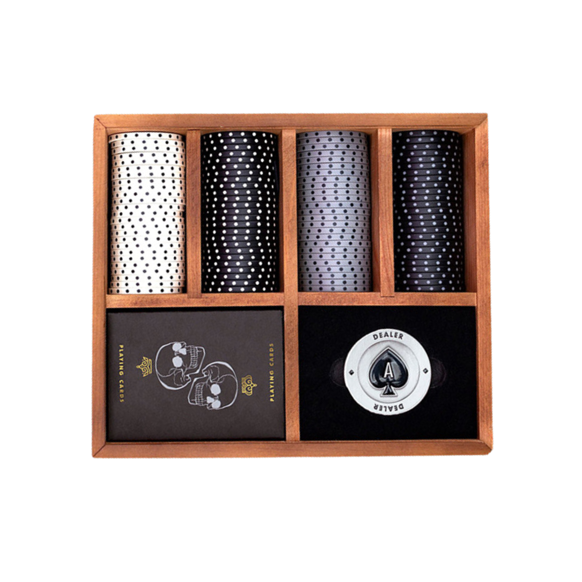 Träspel pokerset