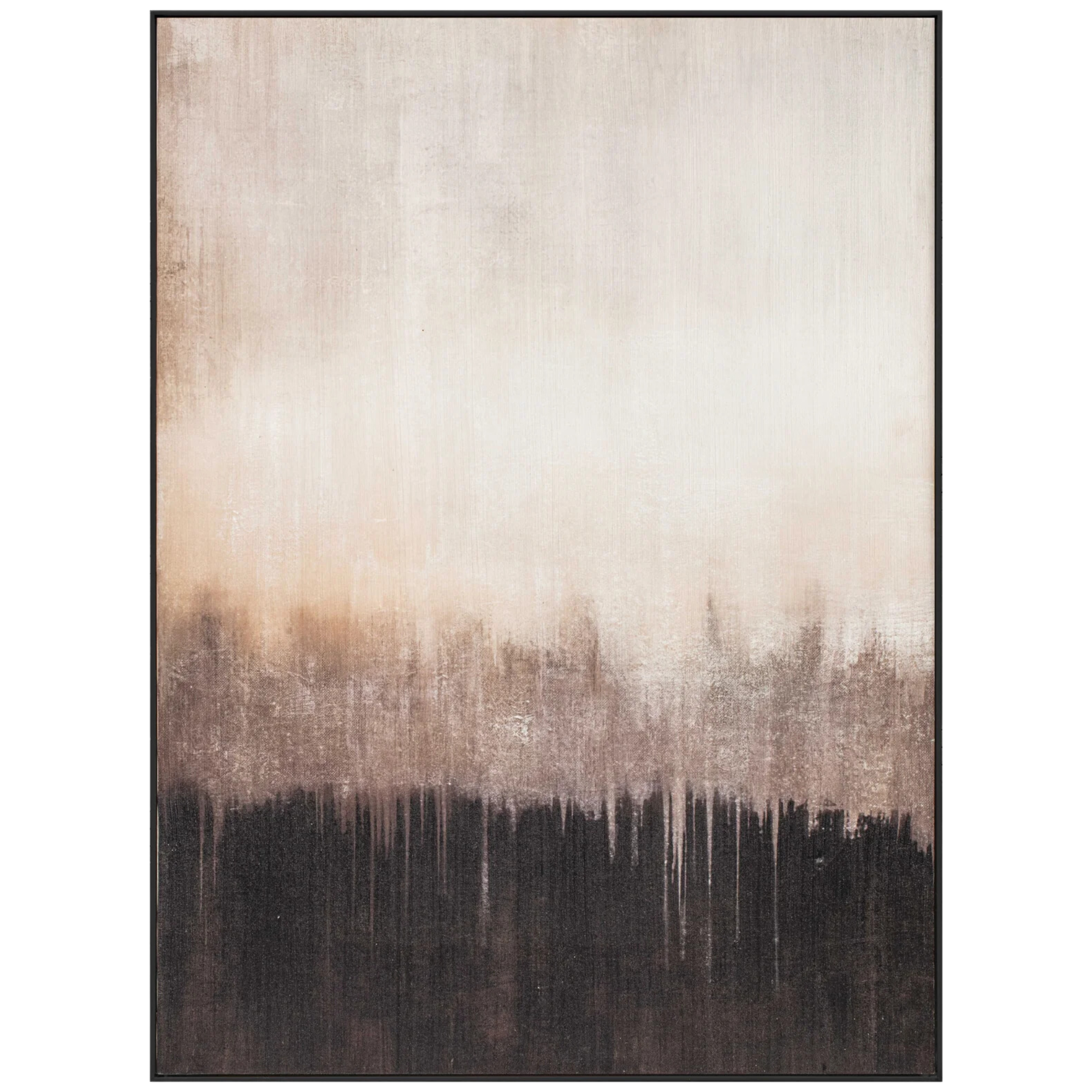 Tavla Skog Beige/Svart 120X90