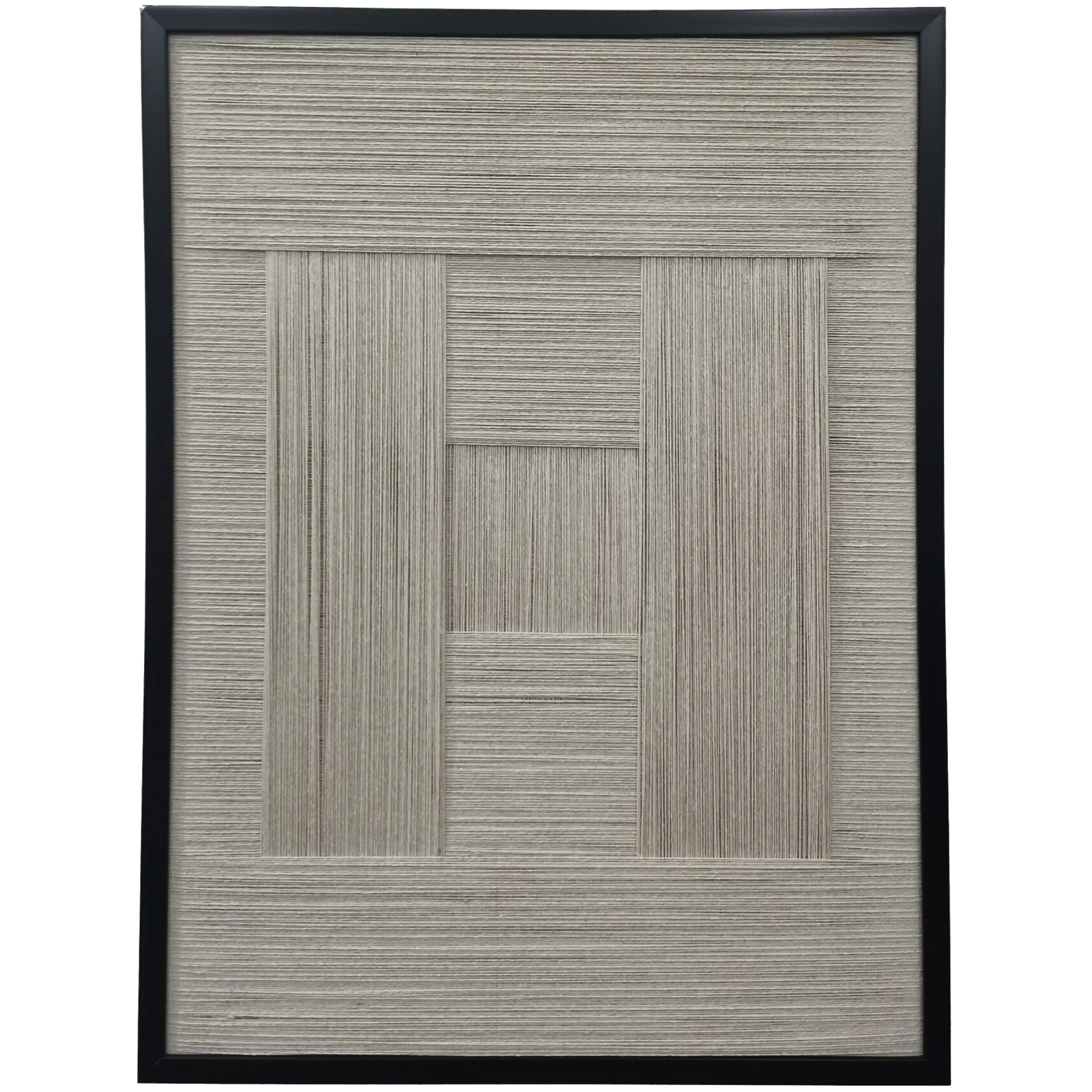 Tavla Äng trådkonst offwhite 80X60