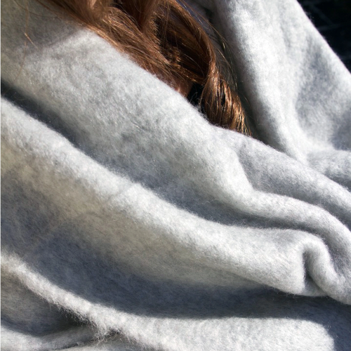 Elva Pläd Grå - Bild 2