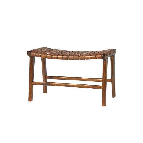 Pall Teak/Läder - Porto