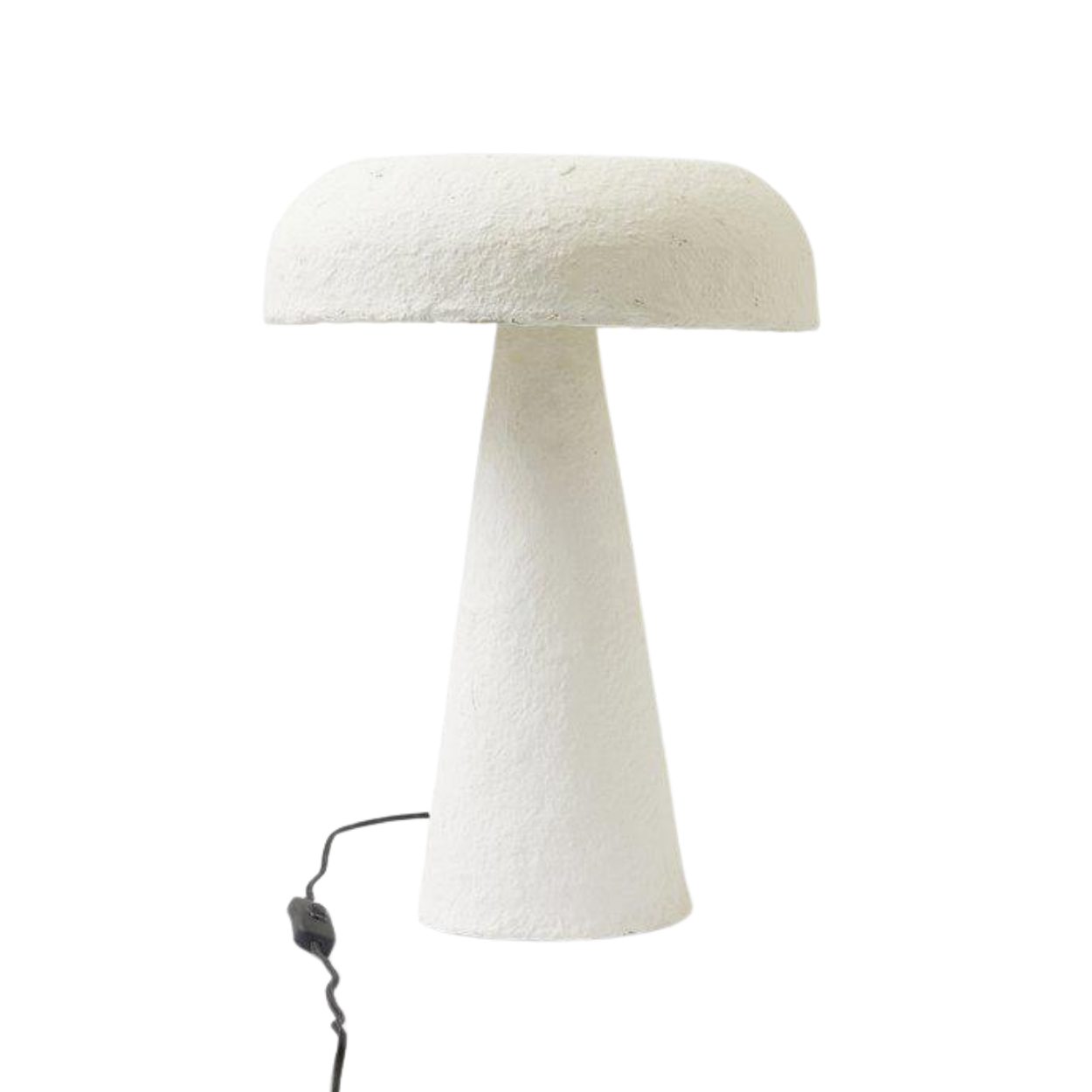 Handgjord Bordslampa i papier-maché (offwhite) - Luma