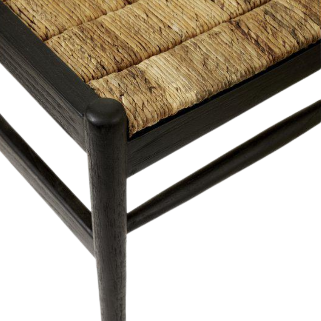 Handgjord Matsalsstol i Massiv Svart Teak - Aspen - Bild 3
